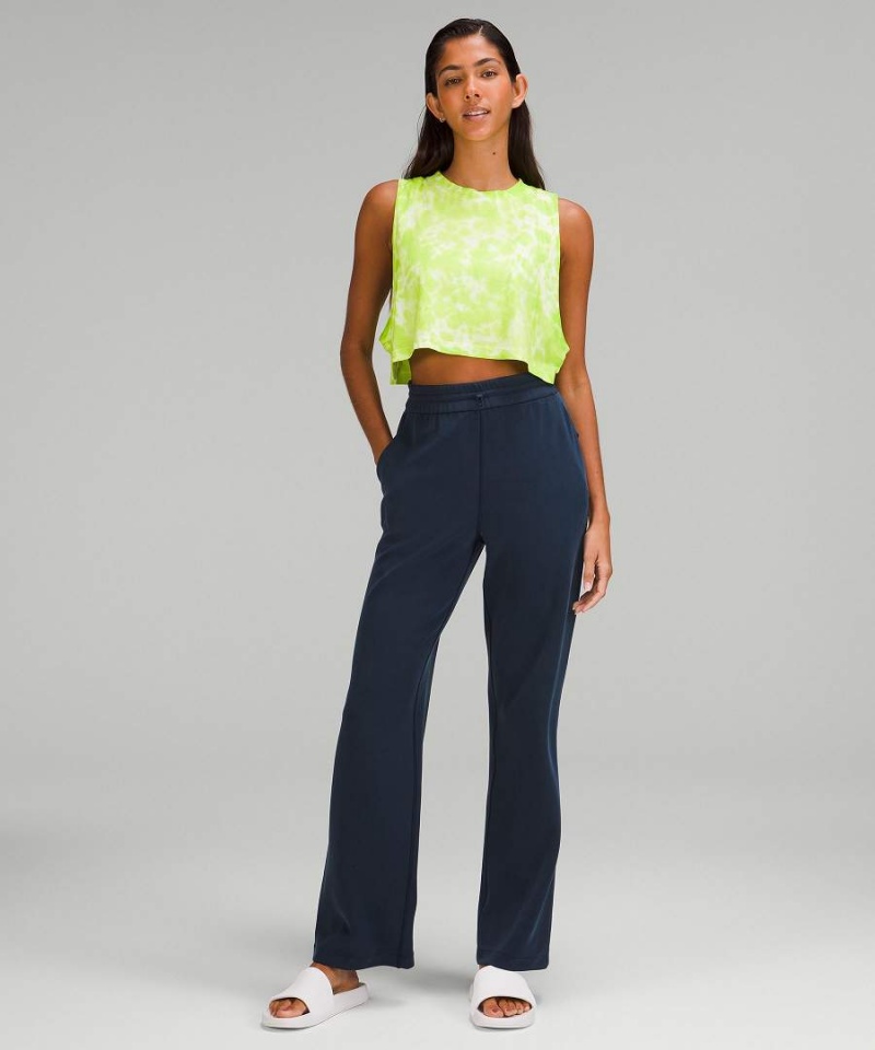 Lululemon All Yours Cropped Bomull Linne Dam Ljusgröna Sverige | ZNGPLJ215
