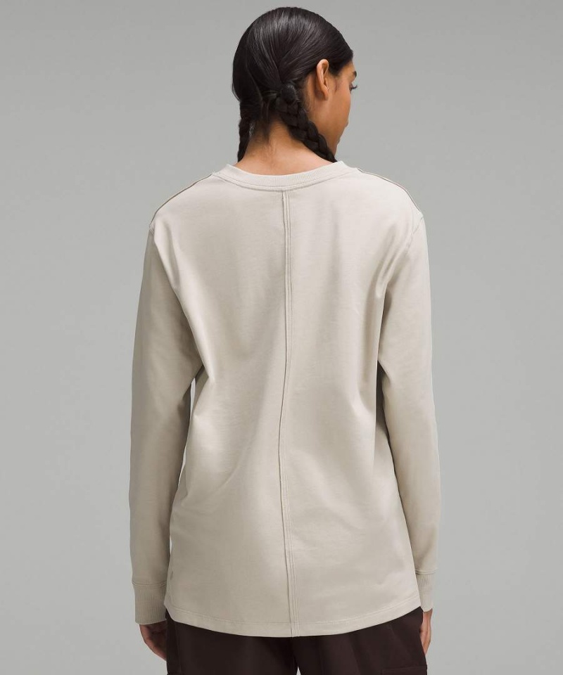 Lululemon All Yours Heavyweight Långärmad Tröja Dam Beige Sverige | EDASOH130