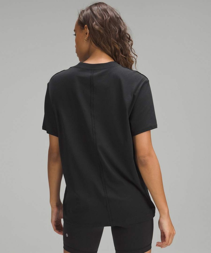 Lululemon All Yours Vitasea Korta-Sleeve T-shirt Dam Svarta Sverige | ZRPWHJ524