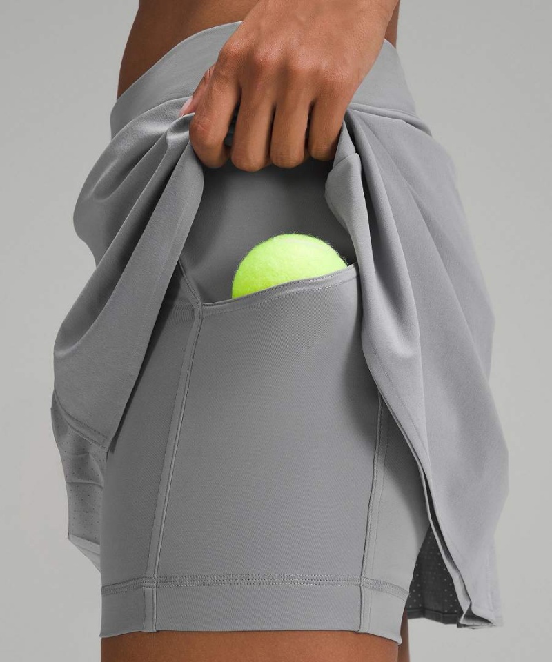Lululemon Asymmetrical Plisserad Tennis Kjolar Dam Grå Sverige | CNPXZM413