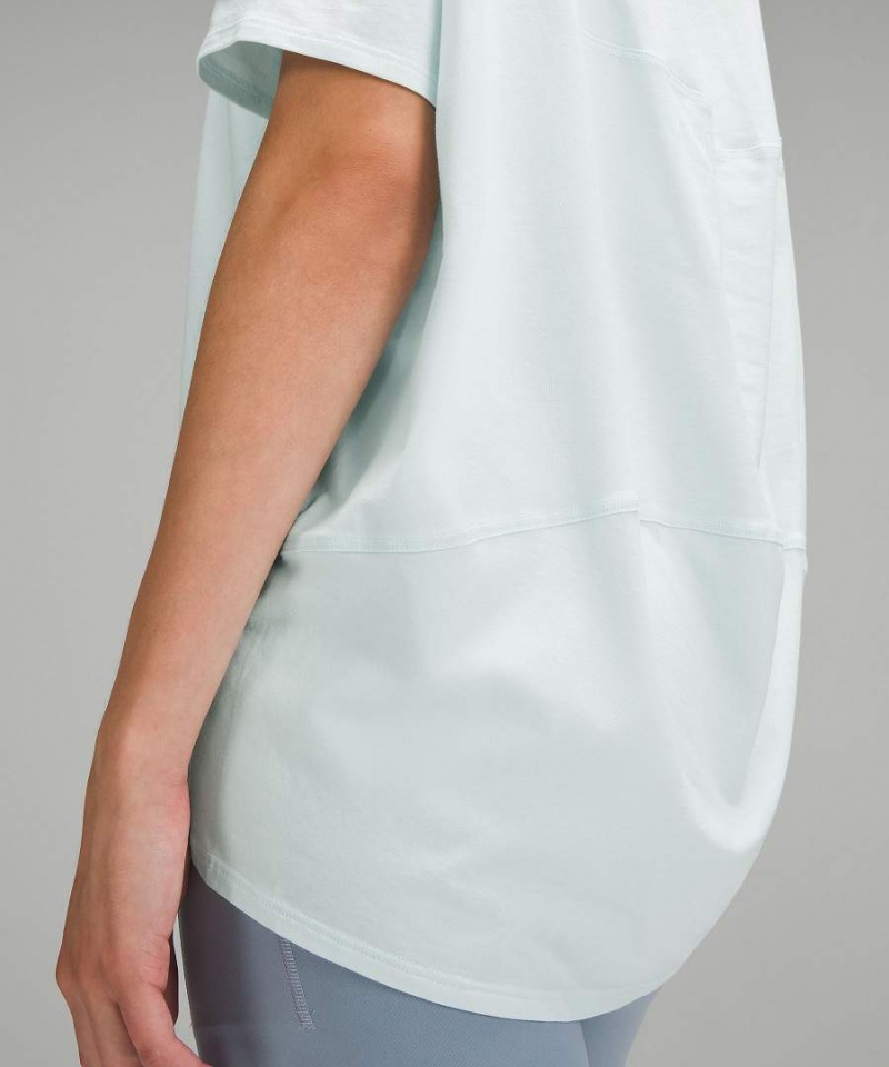 Lululemon Back in Action Korta-Sleeve T-shirt Dam Vita Sverige | HEVCUG352