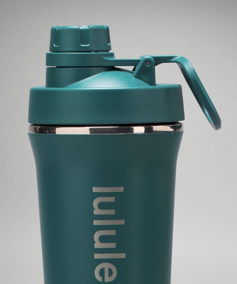 Lululemon Back to Life Shaker Bottle 24oz Vattenflaska Dam Turkos Sverige | JAWITL385