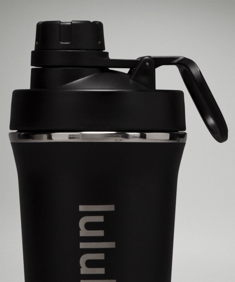 Lululemon Back to Life Shaker Bottle 24oz Vattenflaska Herr Svarta Sverige | CZTFJR067