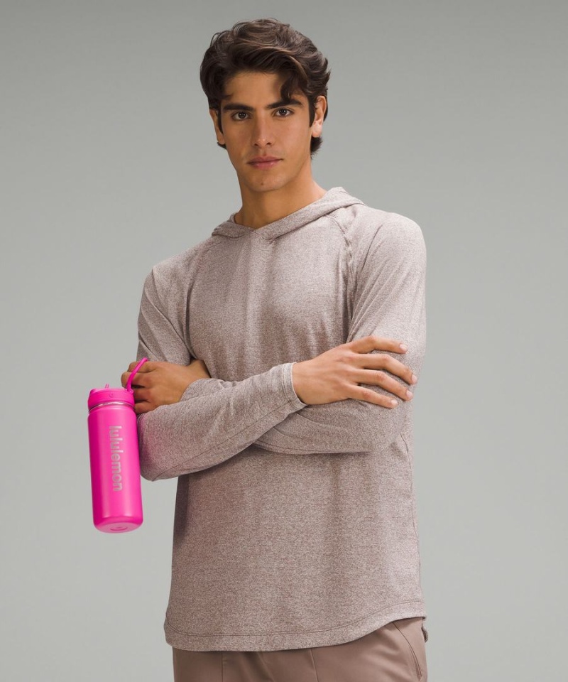 Lululemon Back to Life Sport Bottle 18oz Straw Lid Vattenflaska Dam Rosa Sverige | MSCETY549
