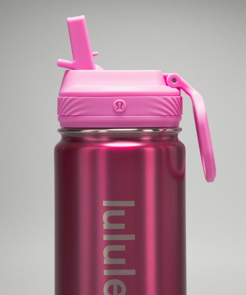 Lululemon Back to Life Sport Bottle 18oz Straw Lid Vattenflaska Dam Lila Sverige | FOTIJR047