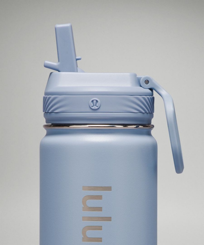 Lululemon Back to Life Sport Bottle 18oz Straw Lid Vattenflaska Dam Blå Beige Sverige | LAHMFC980