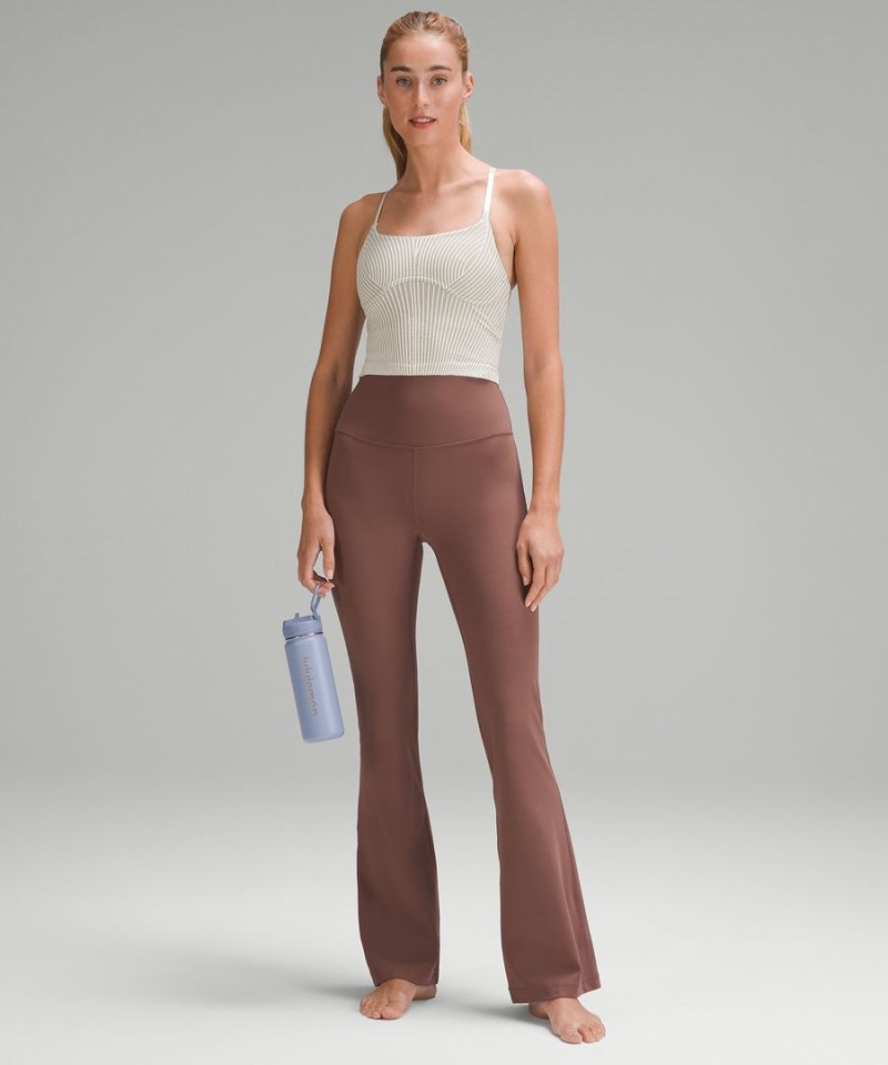 Lululemon Back to Life Sport Bottle 18oz Straw Lid Vattenflaska Dam Blå Beige Sverige | LAHMFC980