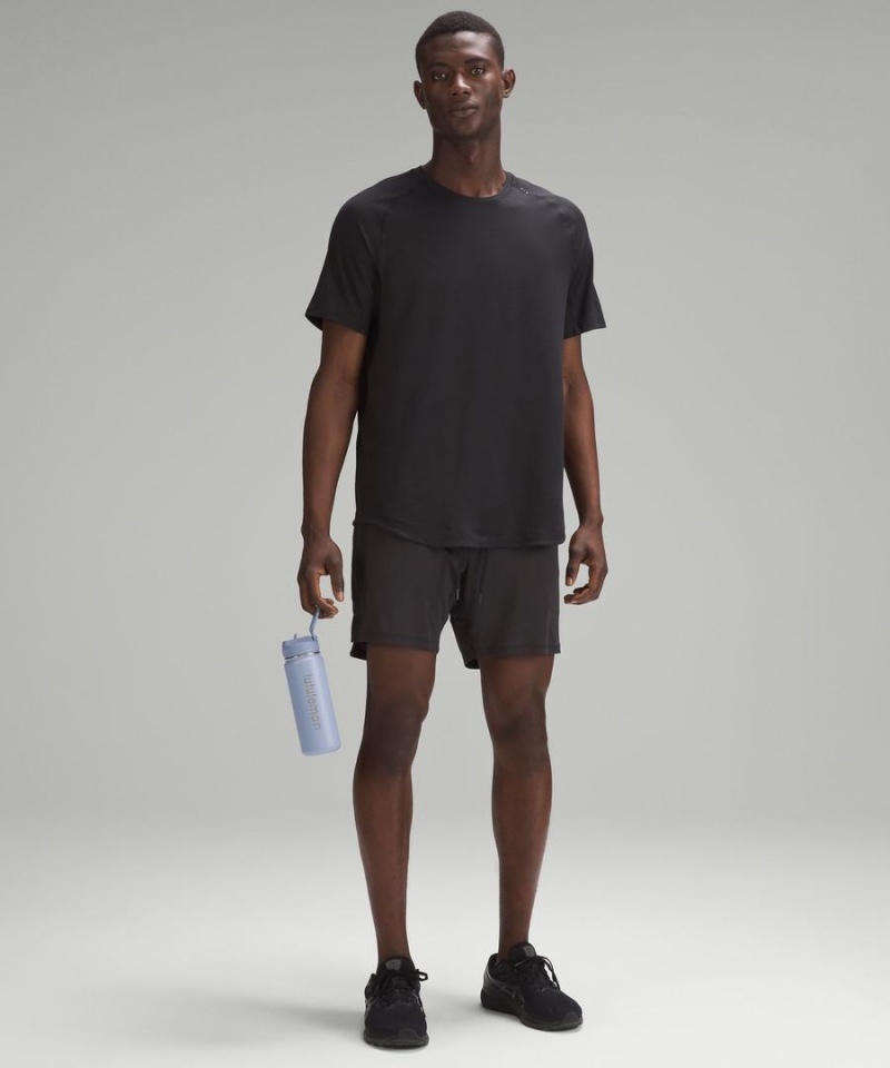 Lululemon Back to Life Sport Bottle 18oz Straw Lid Vattenflaska Dam Blå Beige Sverige | LAHMFC980