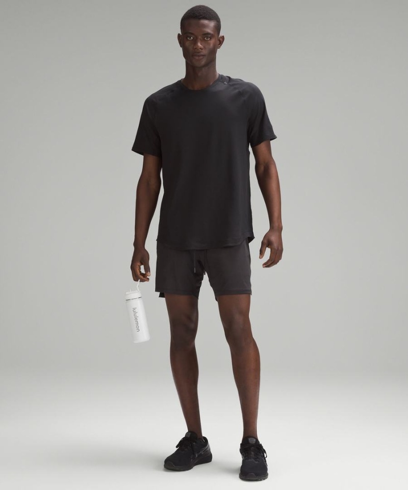 Lululemon Back to Life Sport Bottle 18oz Straw Lid Vattenflaska Dam Vita Sverige | HZESTU391