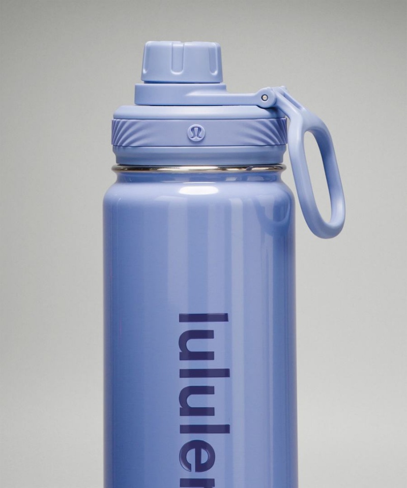Lululemon Back to Life Sport Bottle 24oz Shine Vattenflaska Herr Blå Beige Sverige | AEWPOR849