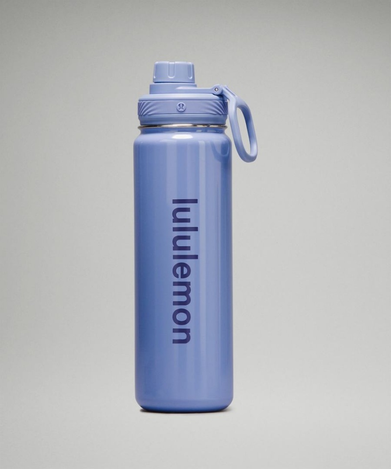 Lululemon Back to Life Sport Bottle 24oz Shine Vattenflaska Herr Blå Beige Sverige | AEWPOR849