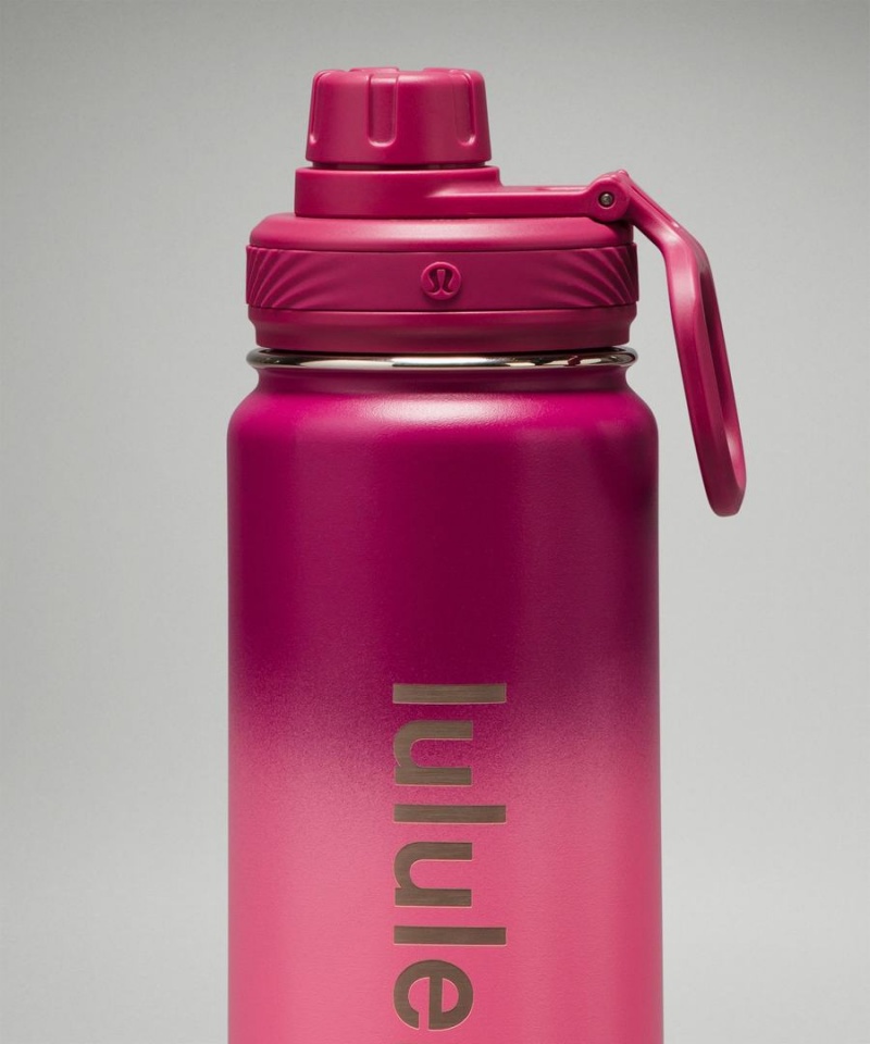 Lululemon Back to Life Sport Bottle 24oz Vattenflaska Herr Lila Rosa Korall Sverige | MWCYSO105