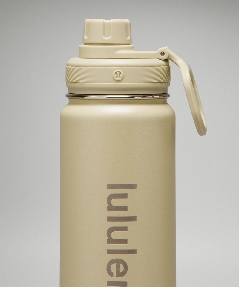 Lululemon Back to Life Sport Bottle 24oz Vattenflaska Dam Khaki Sverige | UKFEWJ839