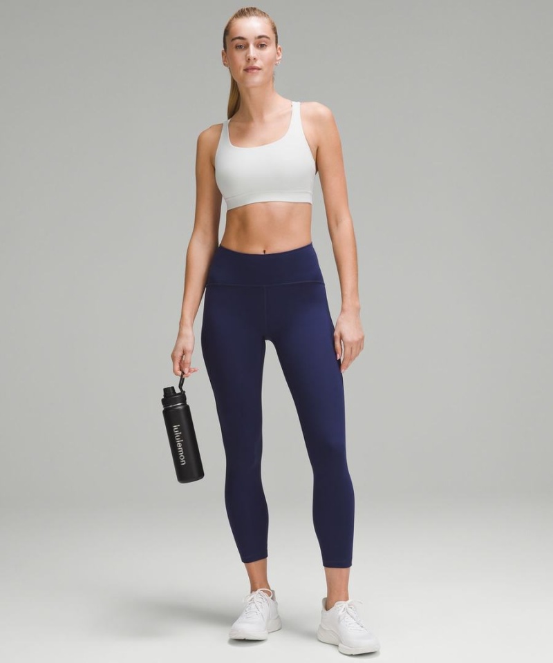 Lululemon Back to Life Sport Bottle 24oz Vattenflaska Dam Svarta Sverige | CKYJUN405