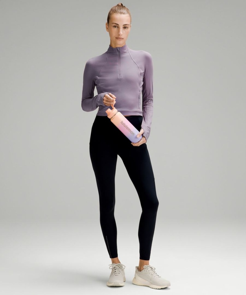 Lululemon Back to Life Sport Bottle 24oz Vattenflaska Dam Korall Lila Lila Sverige | LQIWBP413