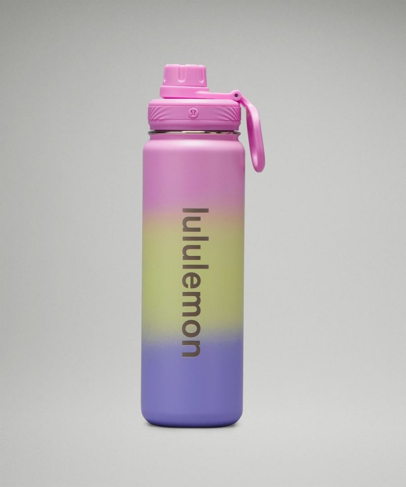 Lululemon Back to Life Sport Bottle 24oz Vattenflaska Dam Lila Sverige | DGSOWU798