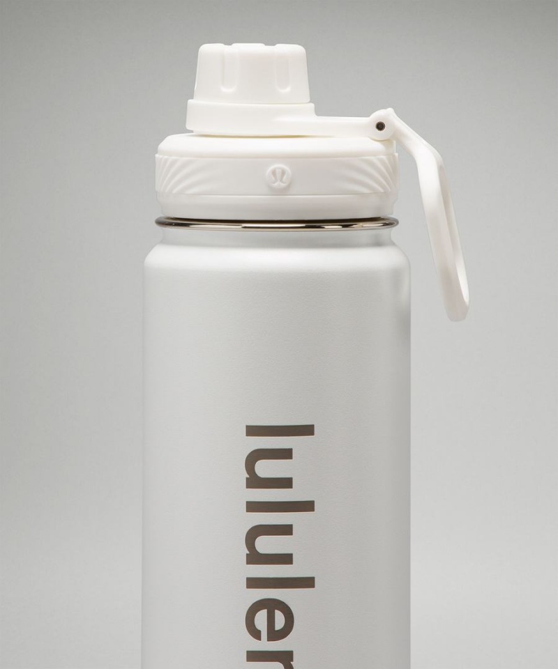 Lululemon Back to Life Sport Bottle 24oz Vattenflaska Dam Vita Sverige | LFEUPA039
