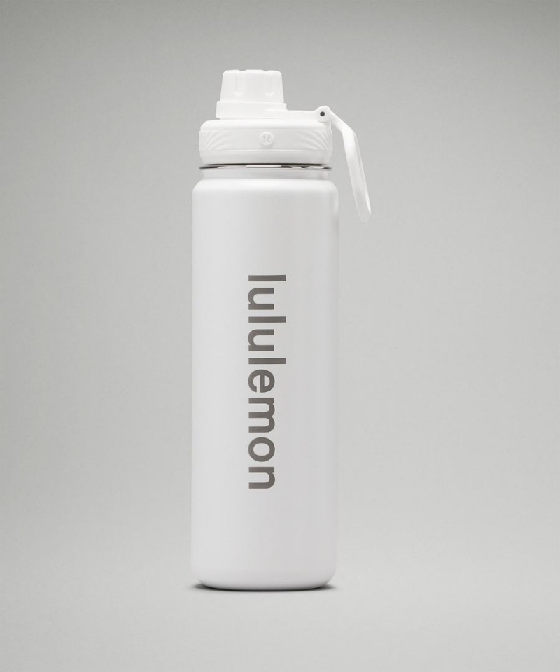 Lululemon Back to Life Sport Bottle 24oz Vattenflaska Dam Vita Sverige | LFEUPA039