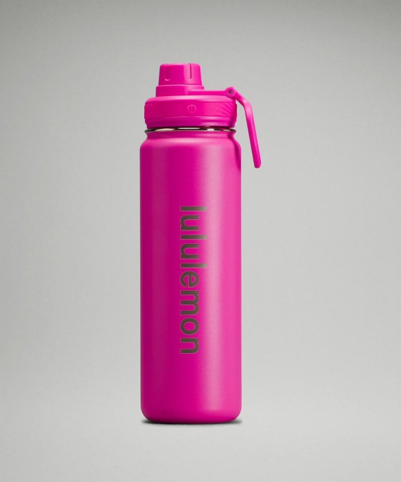 Lululemon Back to Life Sport Bottle 24oz Vattenflaska Dam Rosa Sverige | YCUPHE897
