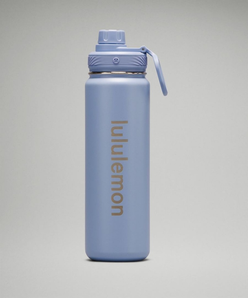 Lululemon Back to Life Sport Bottle 24oz Vattenflaska Dam Blå Beige Sverige | IJYNHL746