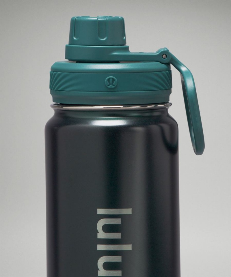 Lululemon Back to Life Sport Bottle 24oz Shine Vattenflaska Dam Turkos Sverige | PVCZSQ815