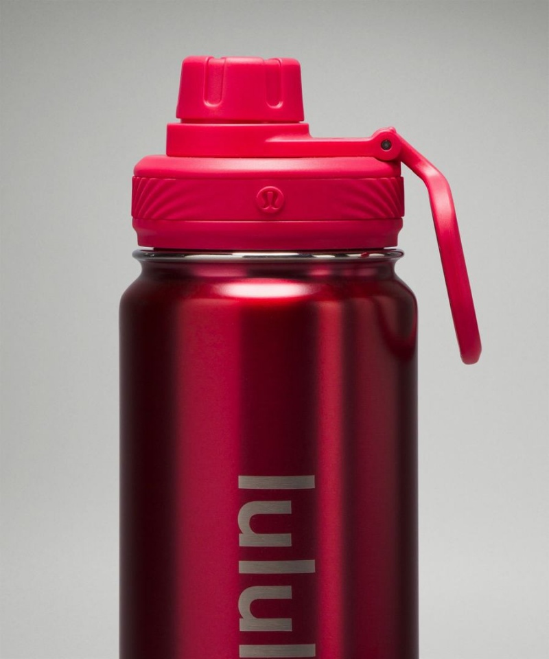 Lululemon Back to Life Sport Bottle 24oz Shine Vattenflaska Herr Rosa Sverige | JBIQLW972