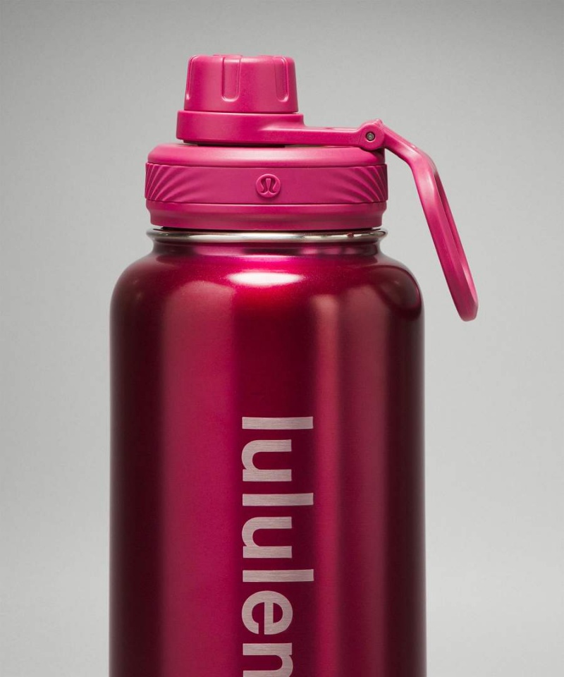 Lululemon Back to Life Sport Bottle 32oz Shine Vattenflaska Dam Lila Sverige | BAUQGH417