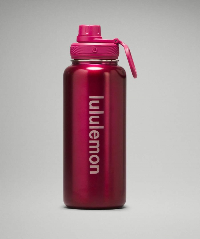 Lululemon Back to Life Sport Bottle 32oz Shine Vattenflaska Dam Lila Sverige | BAUQGH417