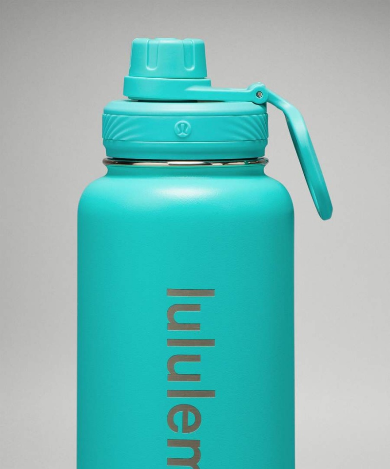 Lululemon Back to Life Sport Bottle 32oz Vattenflaska Dam Turkos Sverige | BNOCDF138