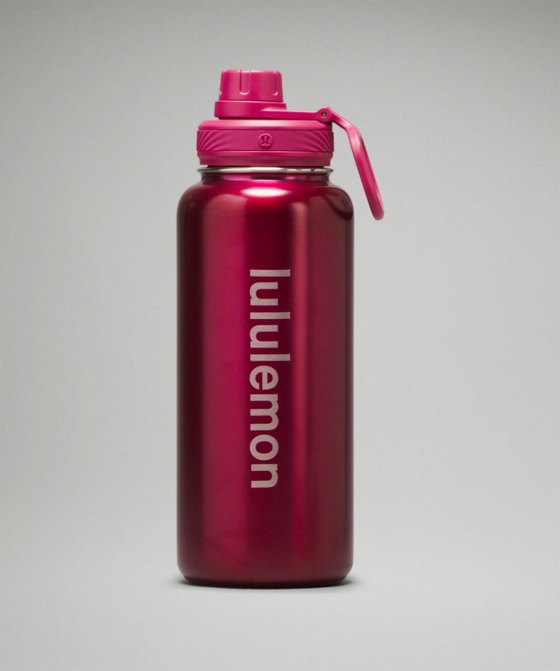Lululemon Back to Life Sport Bottle 32oz Shine Vattenflaska Dam Lila Sverige | WHBUDN720