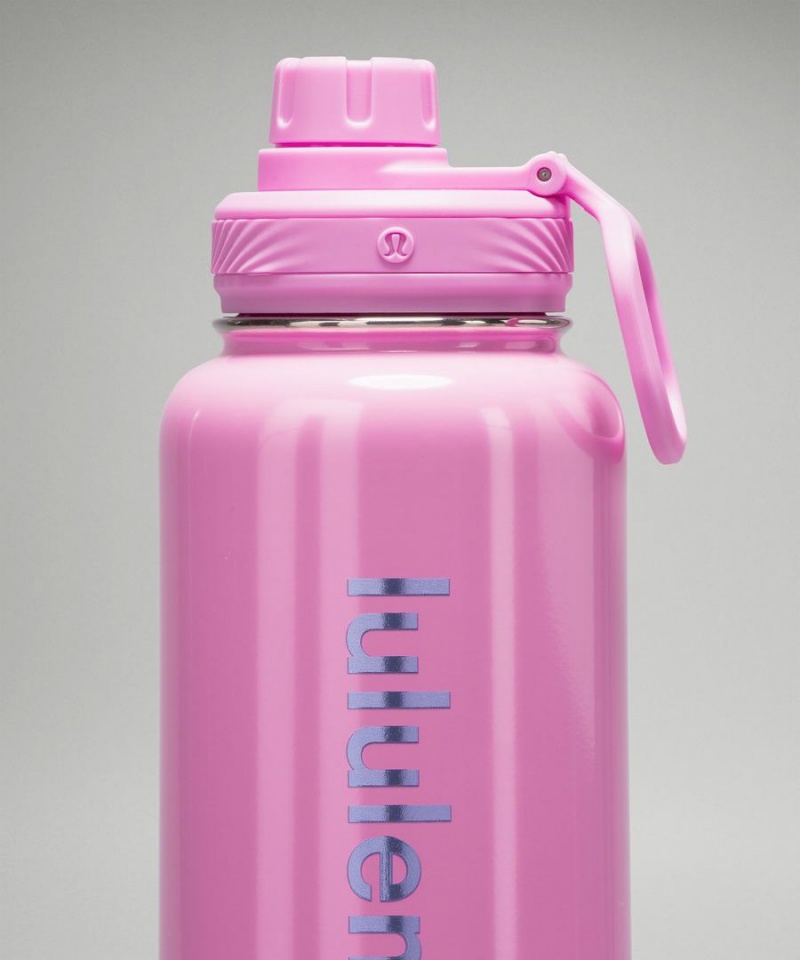 Lululemon Back to Life Sport Bottle 32oz Shine Vattenflaska Dam Lila Sverige | SQYLHP027