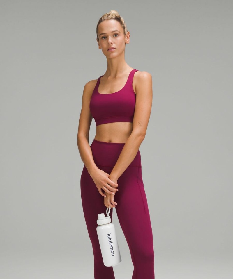 Lululemon Back to Life Sport Bottle 32oz Shine Vattenflaska Dam Vita Sverige | QUVGBC382