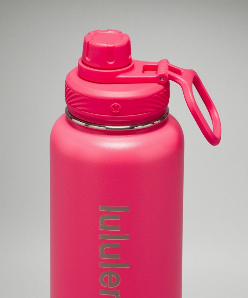 Lululemon Back to Life Sport Bottle 32oz Vattenflaska Dam Röda Sverige | EPVJZL145