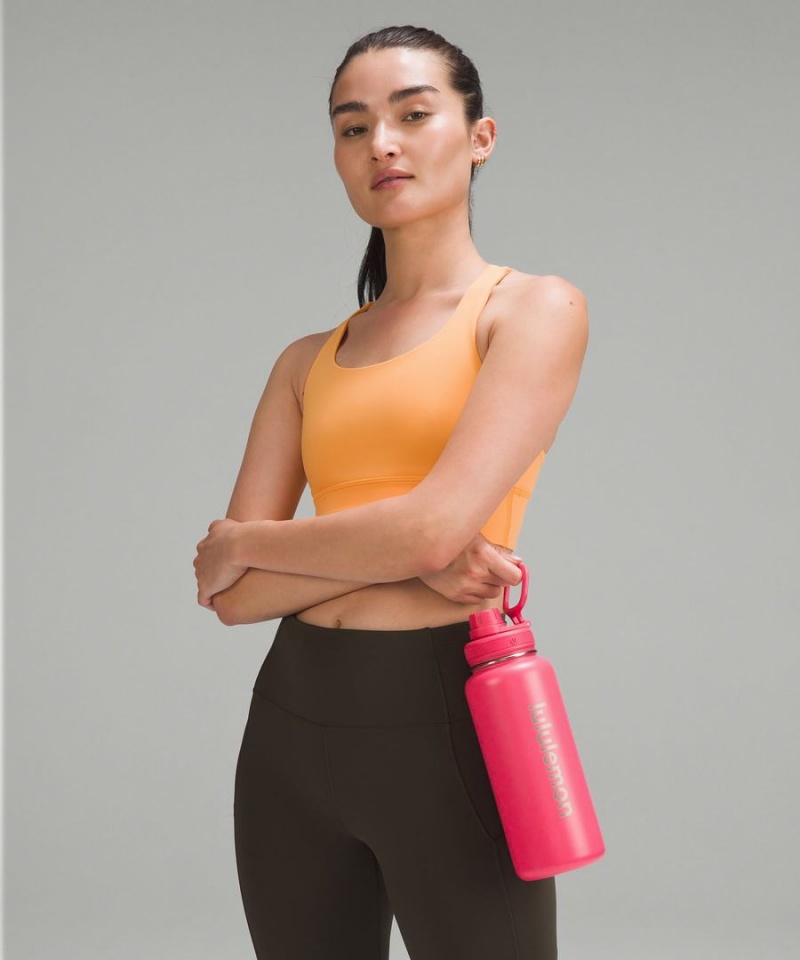 Lululemon Back to Life Sport Bottle 32oz Vattenflaska Dam Röda Sverige | EPVJZL145