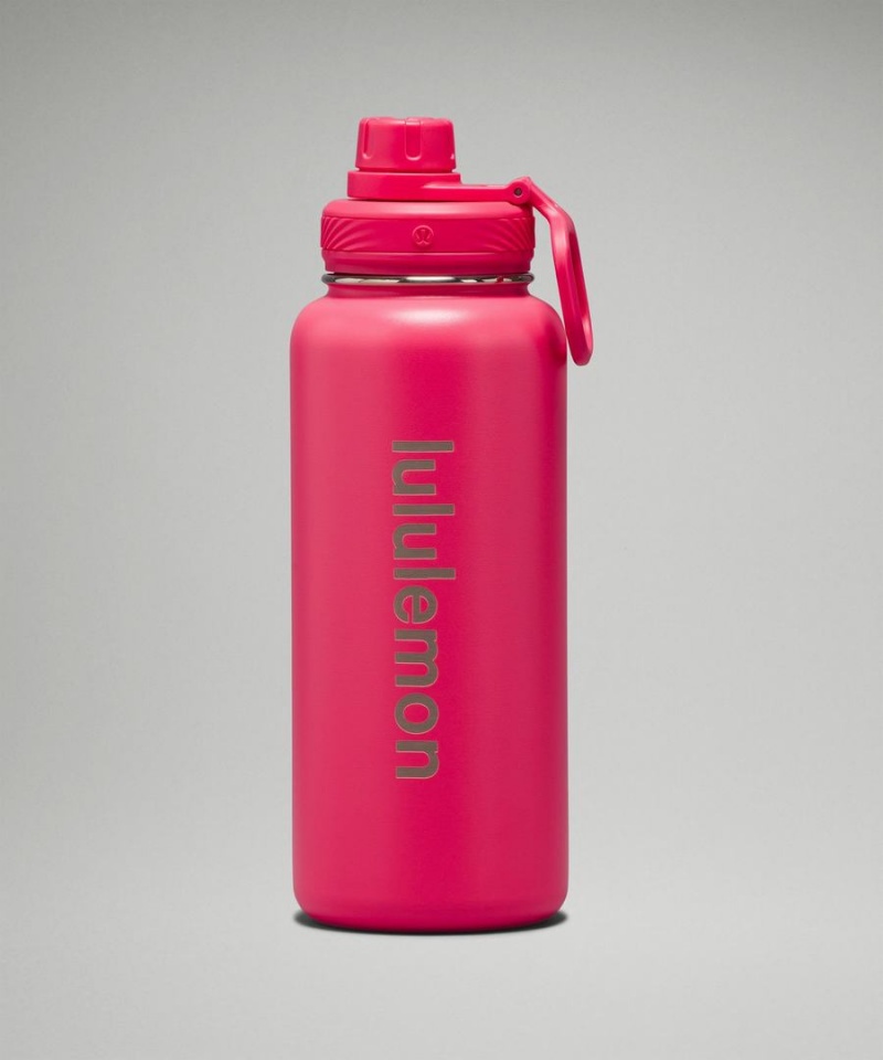 Lululemon Back to Life Sport Bottle 32oz Vattenflaska Dam Röda Sverige | EPVJZL145