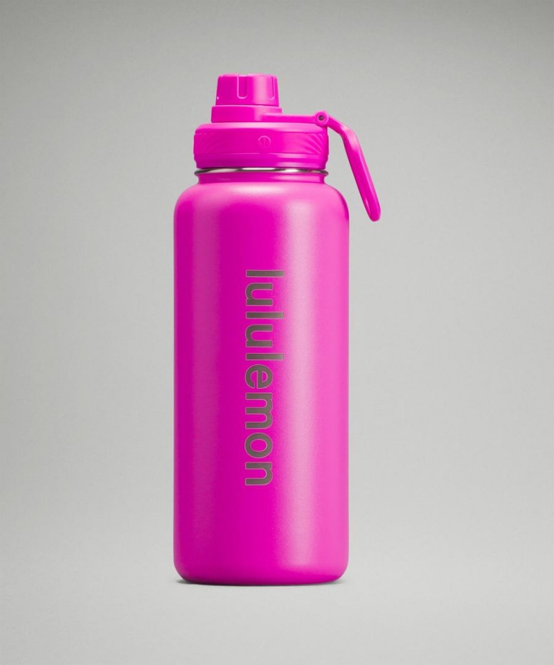 Lululemon Back to Life Sport Bottle 32oz Vattenflaska Dam Rosa Sverige | QNOCLA639