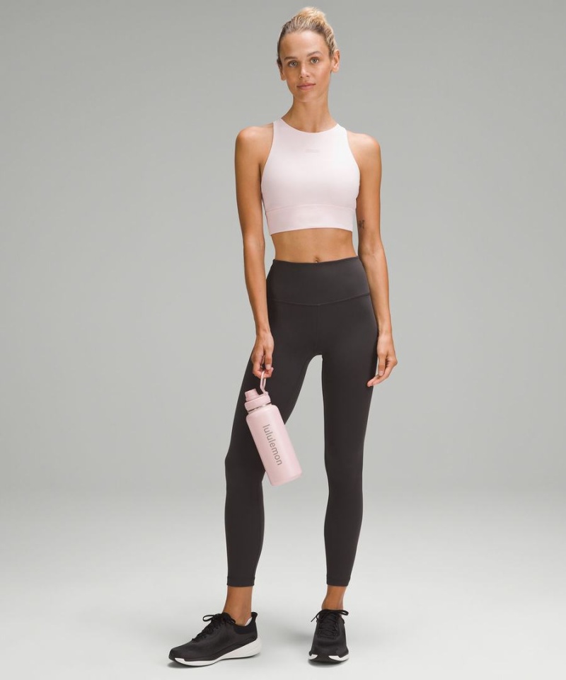 Lululemon Back to Life Sport Bottle 32oz Vattenflaska Dam Rosa Vita Sverige | OZEXVA123