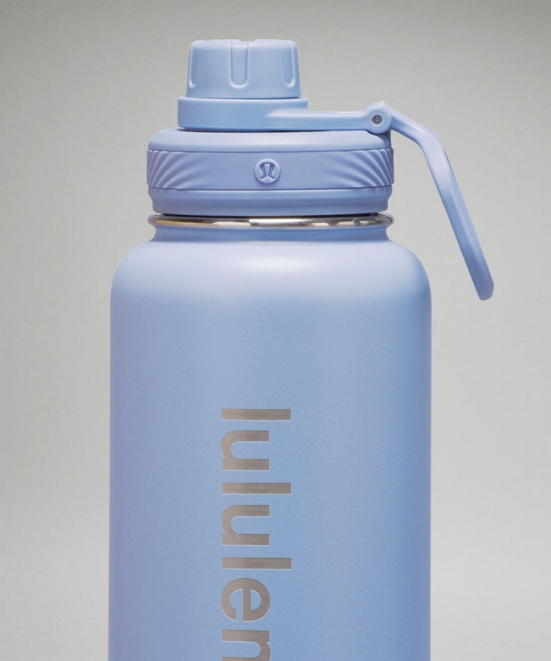 Lululemon Back to Life Sport Bottle 32oz Vattenflaska Dam Blå Beige Sverige | CMXROG869