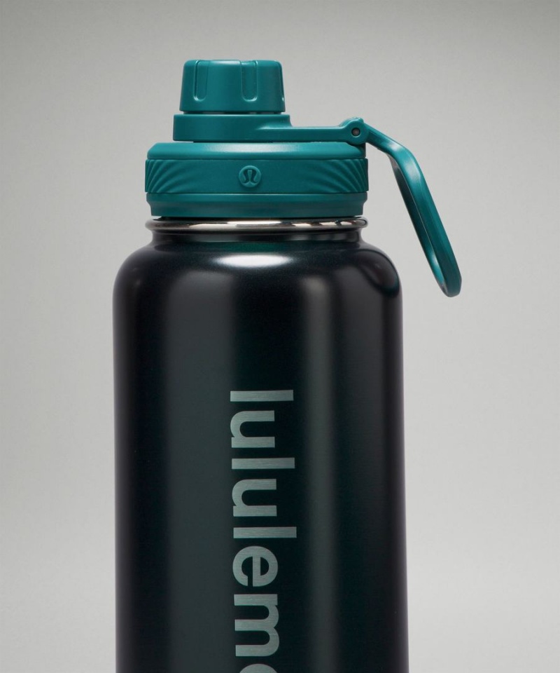 Lululemon Back to Life Sport Bottle 32oz Shine Vattenflaska Herr Turkos Sverige | UMGTBV592