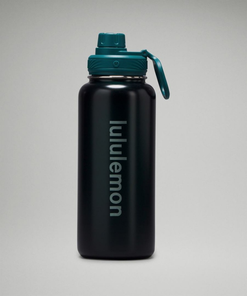 Lululemon Back to Life Sport Bottle 32oz Shine Vattenflaska Herr Turkos Sverige | UMGTBV592