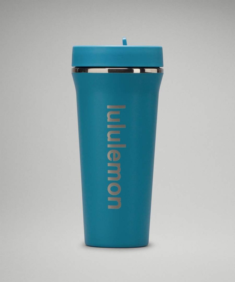Lululemon Back to Life Tumbler 24oz Vattenflaska Dam Blå Sverige | HNXGPO134