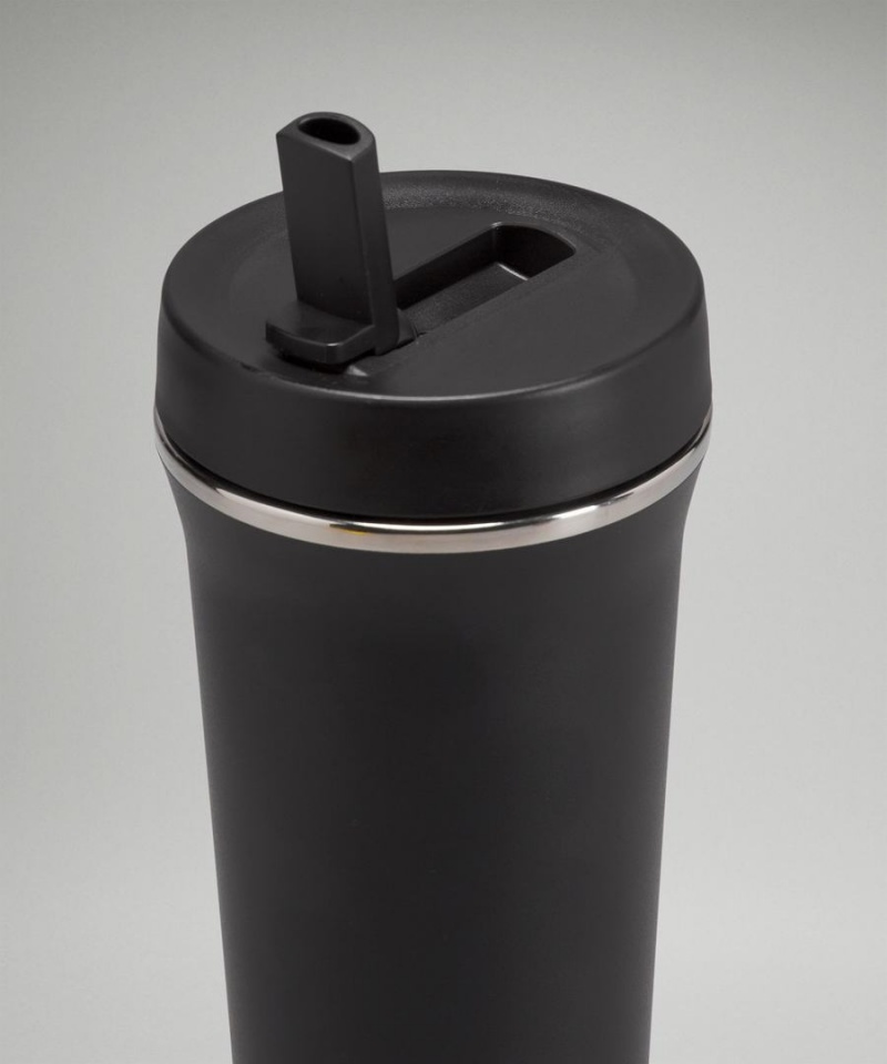 Lululemon Back to Life Tumbler 24oz Vattenflaska Dam Svarta Sverige | FITZCX619