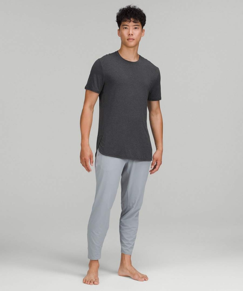 Lululemon Balancer Korta-Sleeve T-shirt Herr Svarta Sverige | TXYKSO946