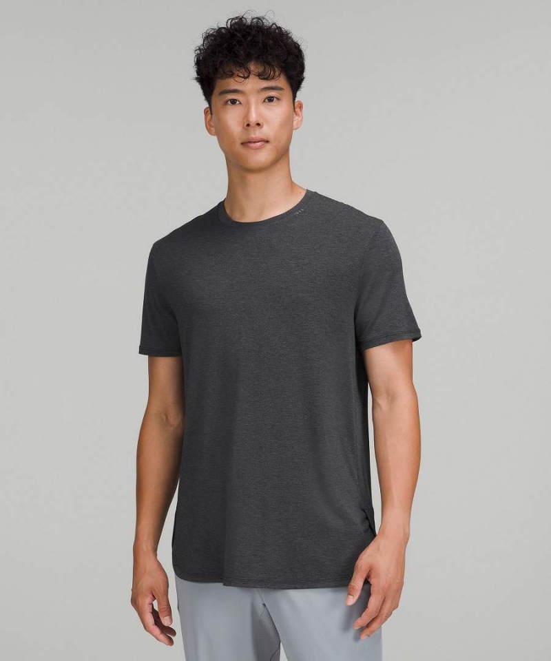 Lululemon Balancer Korta-Sleeve T-shirt Herr Svarta Sverige | TXYKSO946