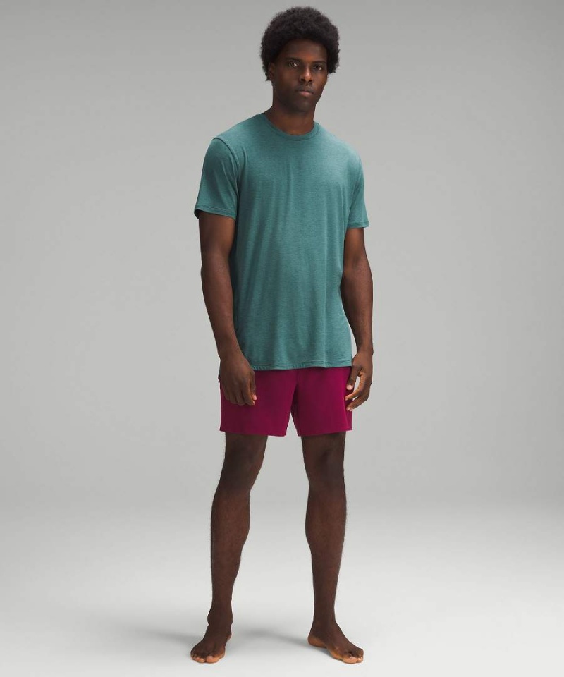 Lululemon Balancer Korta-Sleeve T-shirt Herr Turkos Sverige | ETCJPS698