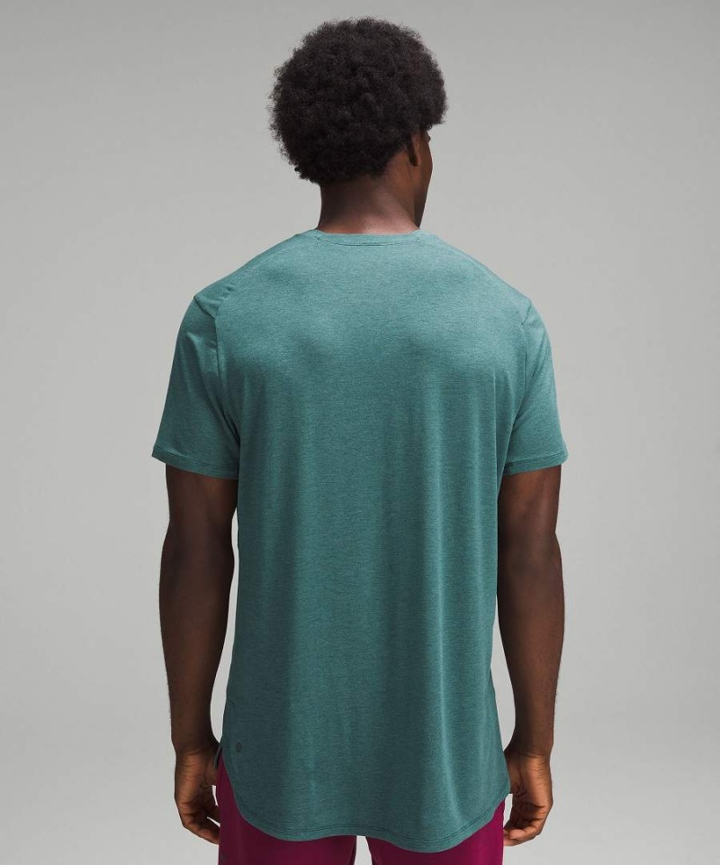 Lululemon Balancer Korta-Sleeve T-shirt Herr Turkos Sverige | ETCJPS698