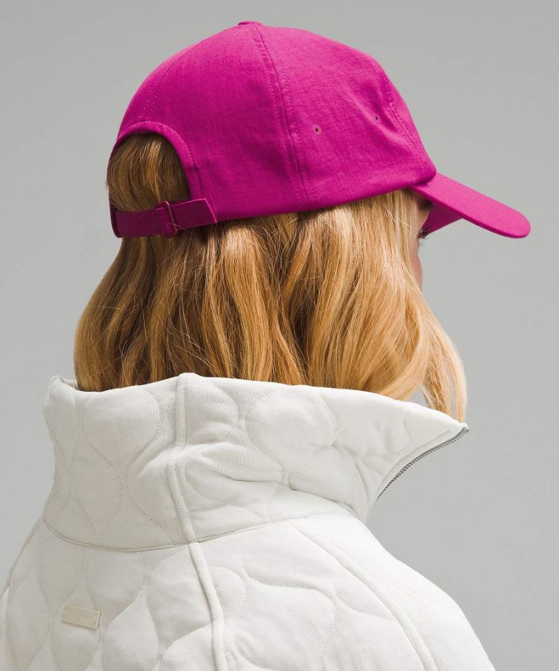 Lululemon Baller Soft Embroidered Hatt Dam Vinröda Sverige | HFWYCB482