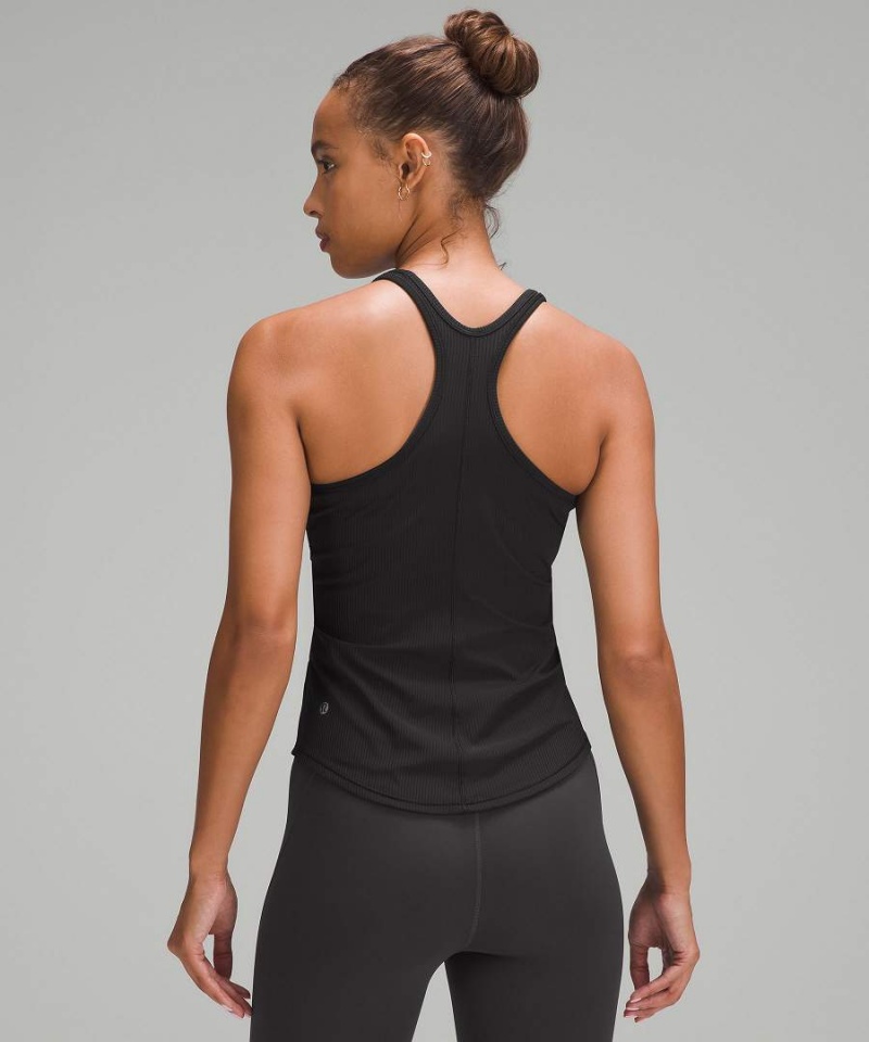 Lululemon Base Pace Räfflad Linne Dam Svarta Sverige | GLJCWF628