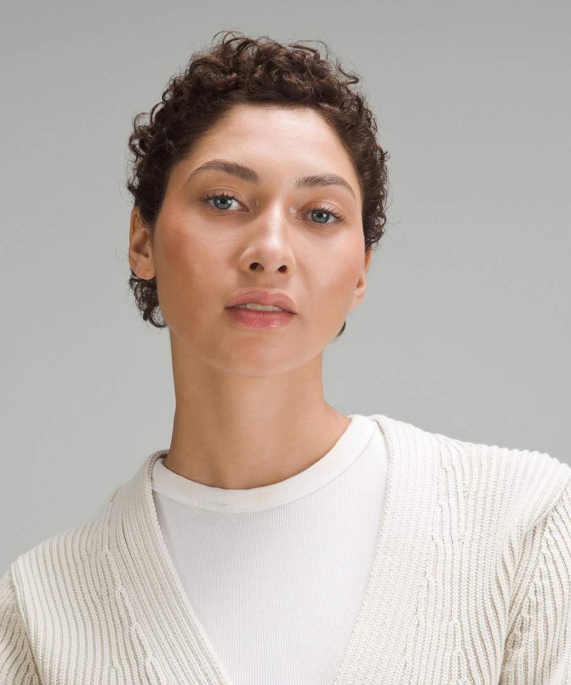 Lululemon Bomull-Blend Cardigan Tröjor Dam Mintgröna Beige Vita Sverige | WNQJEY748