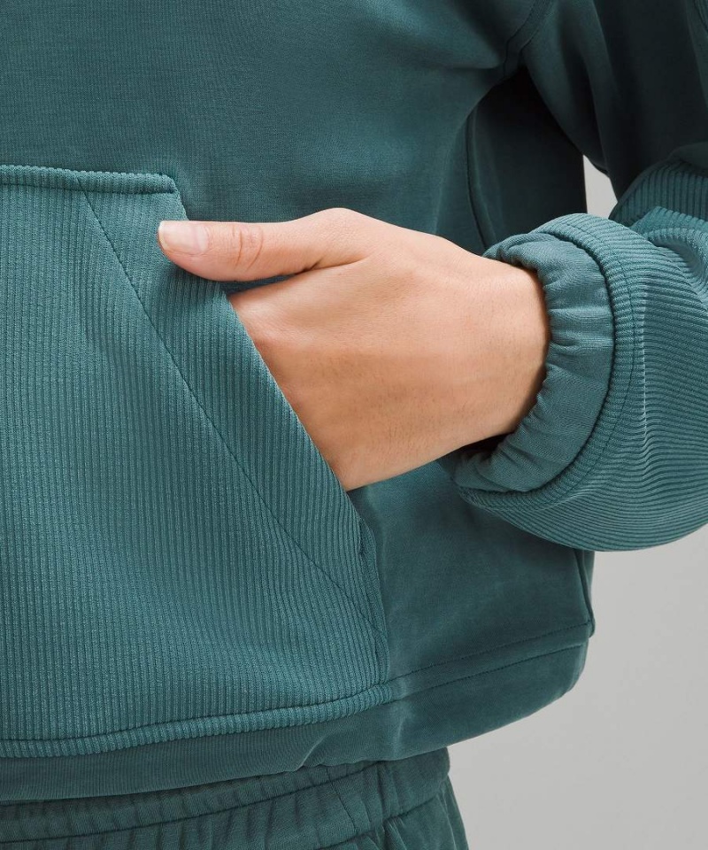 Lululemon Brushed Softstreme Räfflad Half Zip Tröjor Dam Turkos Sverige | CDGKPQ312